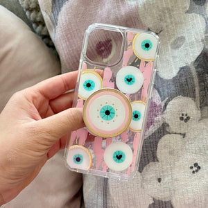 Holder ojo rosa pastel